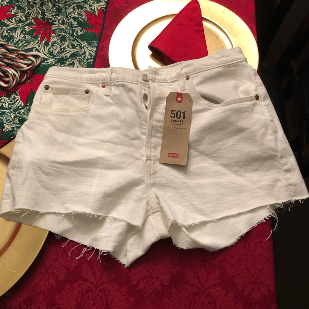 Brand New Levis High Rise Shorts